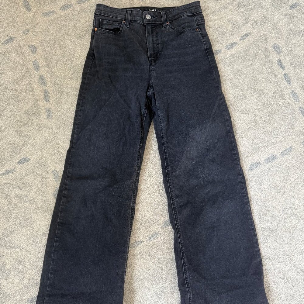 Paige Lennah Ankle Wide Leg Jeans Size 26